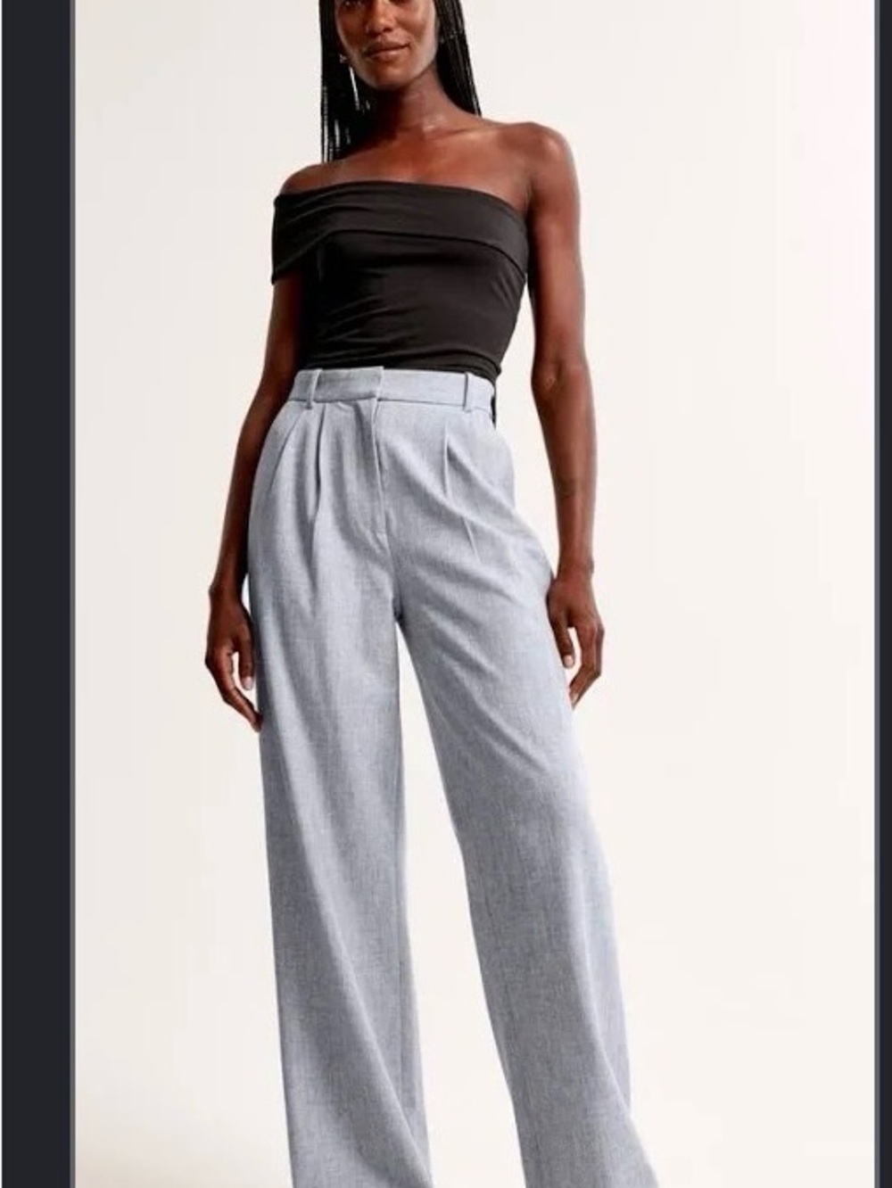 Abercrombie & Fitch Light Gray Sloane Tailored Pant 29 TALL